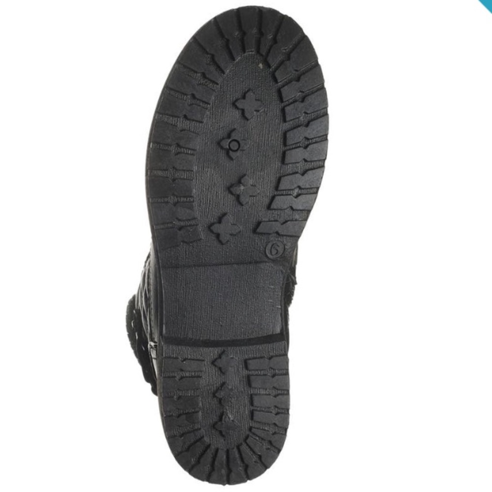NEW 9 Wanted Quinn Quilted Combat Boot - Picture 5 of 7